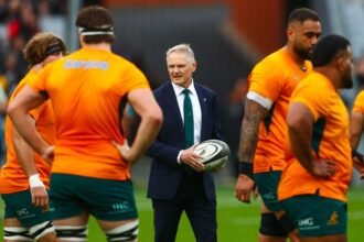 Wallabee coach Joe Schmidt weighs the R360 Rebel League
