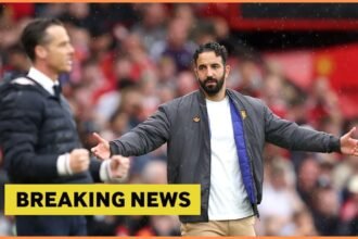 Man United manager Ruben Amorim