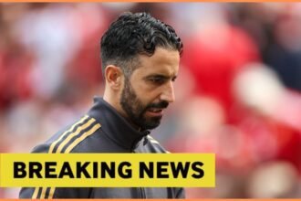 Man United manager Ruben Amorim