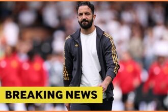 Man United manager Ruben Amorim