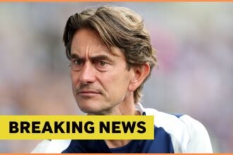 Tottenham manager Thomas Frank