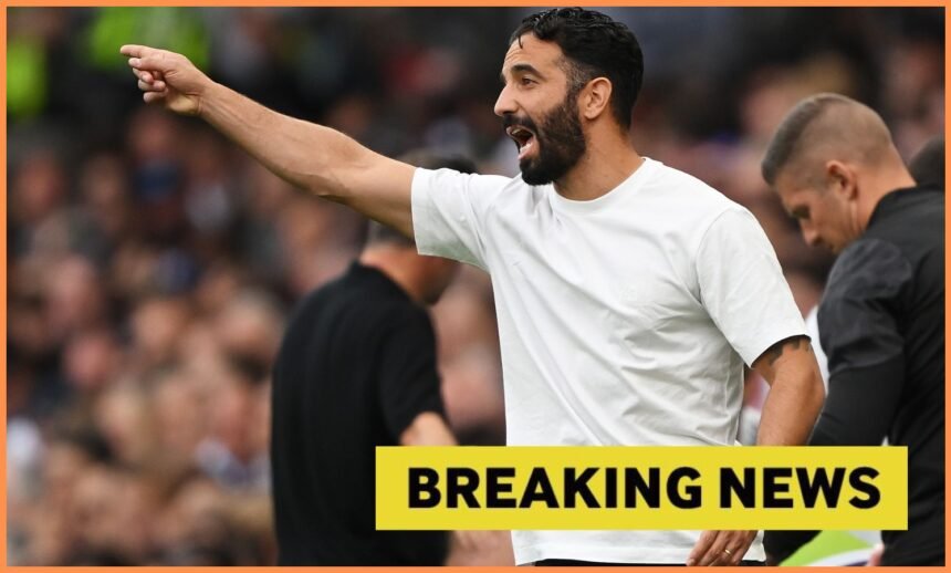 Man United manager Ruben Amorim