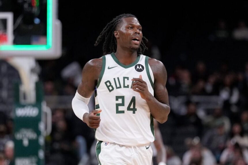 Chris Livingston plays for the Milwaukee Bucks