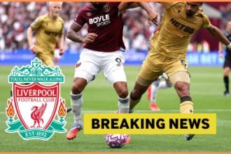 Maxence Lacroix in action for Crystal Palace against West Ham