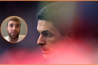 Mikel Arteta and Fabrizio Romano