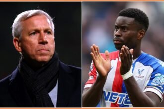 Alan Pardew and Marc Guehi