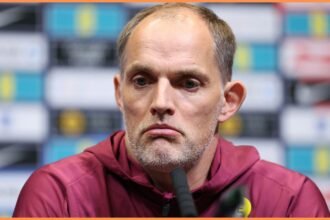 England manager Thomas Tuchel during a press conference