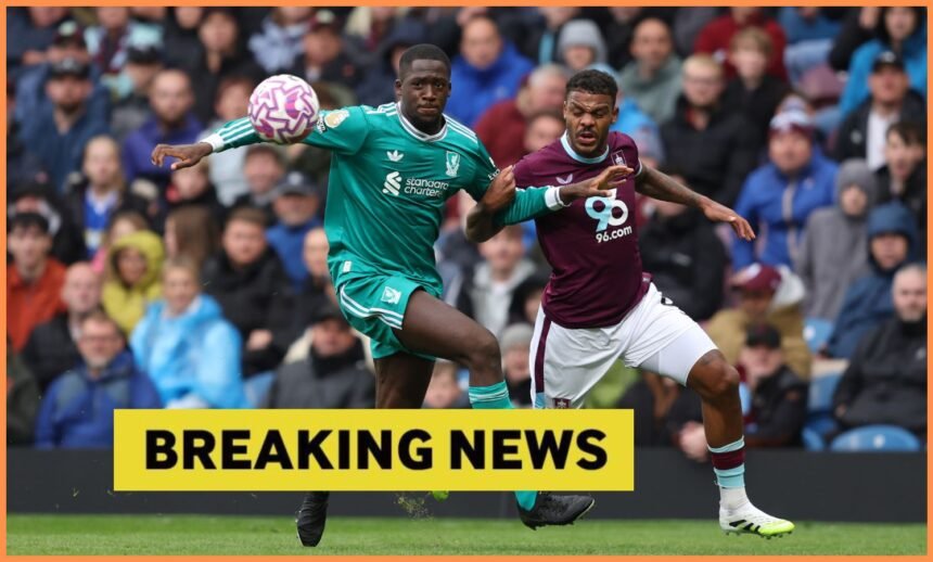 Ibrahima Konate in action for Liverpool vs Burnley