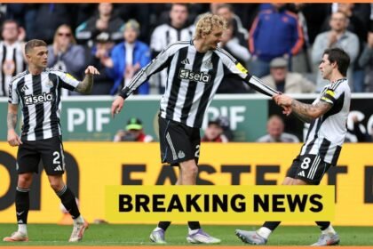 Sandro Tonali, Nick Woltemade, and Kieran Trippier