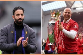 Ruben Amorim and Arne Slot