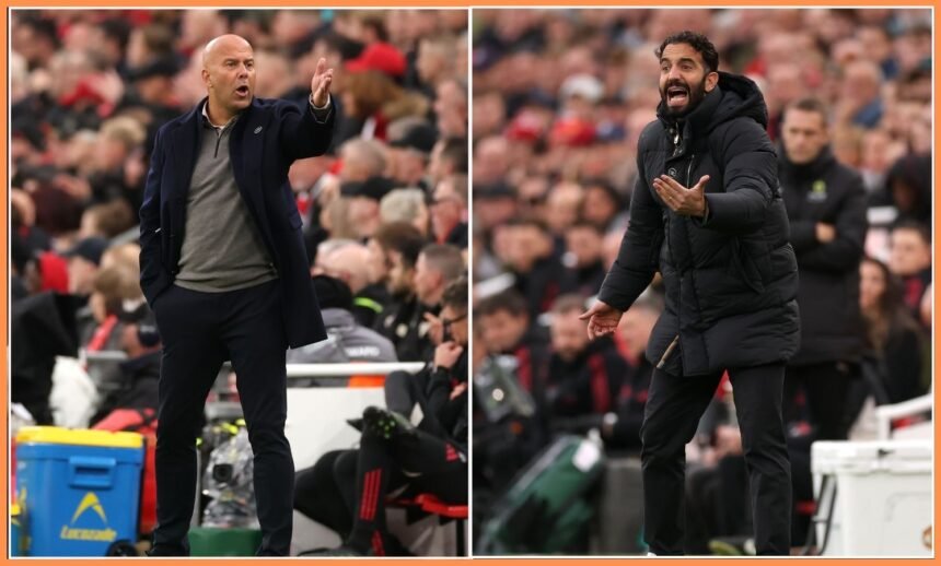 Arne Slot and Ruben Amorim