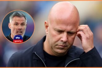 Arne Slot and Jamie Carragher