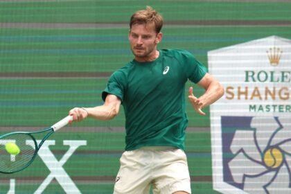 David Goffin overcomes one set of losses, advances in Shanghai