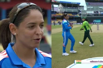 India Pakistan Handshake Snub Continues In World Cup Harmanpreet Kaur 1 1
