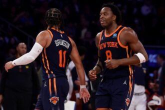 Jalen Brunson and OG Anunoby warn the Eastern Conference teams looking to challenge the Knicks next season.