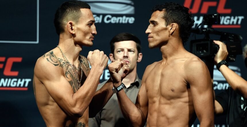 Max Holloway accepts Charles Oliveira's call, but says the fight will happen "on my terms." Oliveira answers