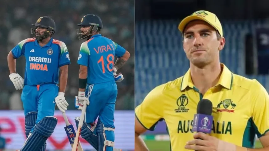 Pat Cummins Rohit Sharma And Virat Kohli