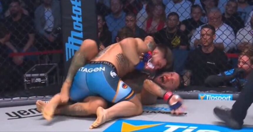 Samuel Krištofič Suffers Horrific Arm Injury in First Round - Oktagon 77 Highlights