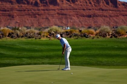 Sponsor Invitation Michael Brennan builds a two-shot lead at Black Desert