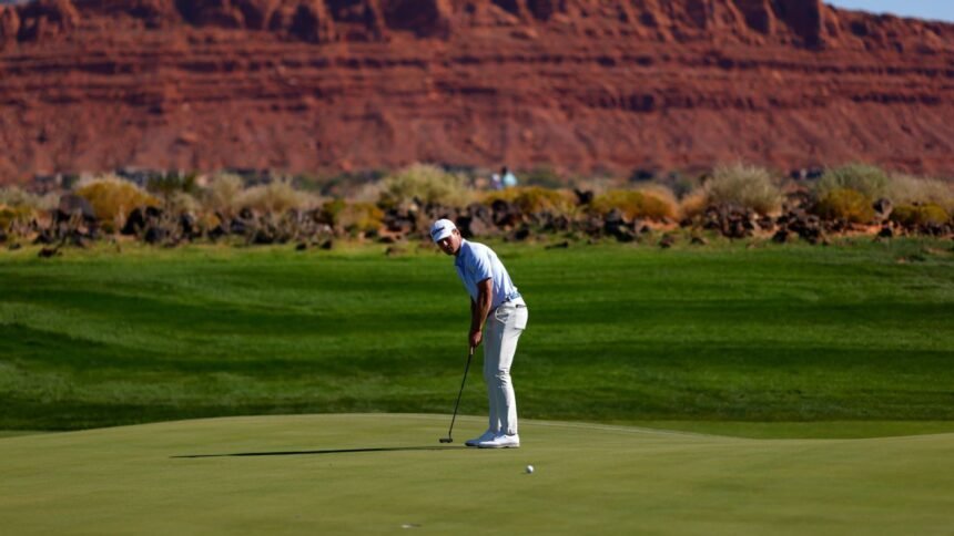 Sponsor Invitation Michael Brennan builds a two-shot lead at Black Desert