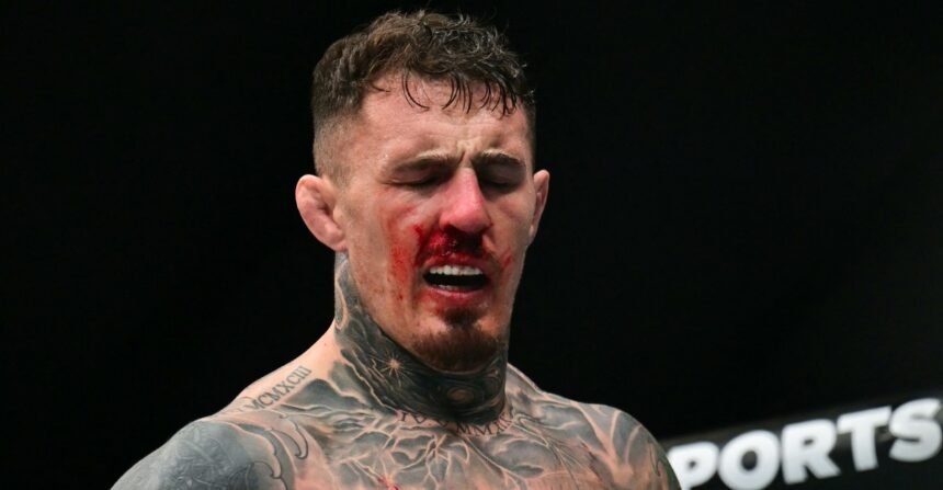 Tom Aspinall yells 'this is bullshit' after Cyrill Gane's eye poke ends UFC 321 main event