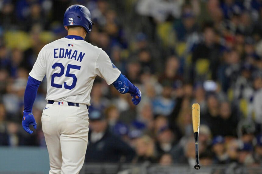 Dodgers' Tommy Edman has exacerbated ankle injuries.