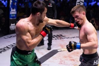 Usman Nurmagomedov wins another instant classic against Paul Hughes at the PFL Dubai main event