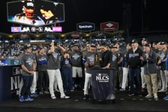 Dodgers advance to the World Series: All the highlights of the epic celebration after the NLCS blowout
