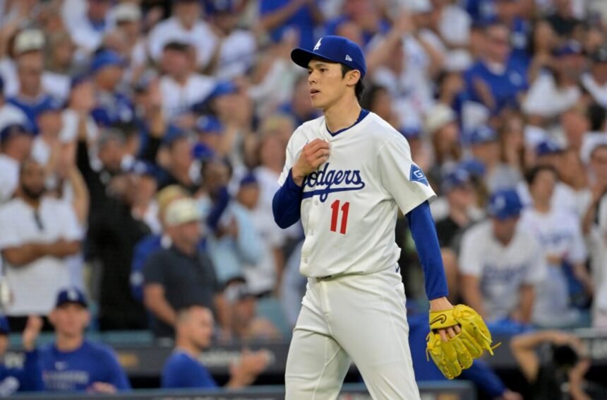 Dodgers trying to figure out why Aki Sasaki's ball speed dropped in Game 1 of the NLCS