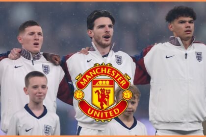 Elliot Anderson, Declan Rice, and Nico O