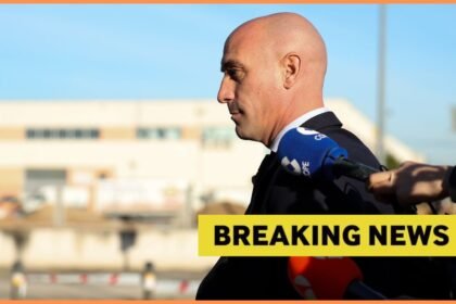 Watch video: Former president of Spain's Royal Football Federation attacked during press conference